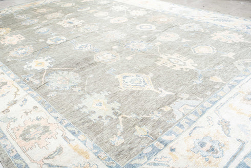 Vintage Oushak Area Rug (13' x 20')